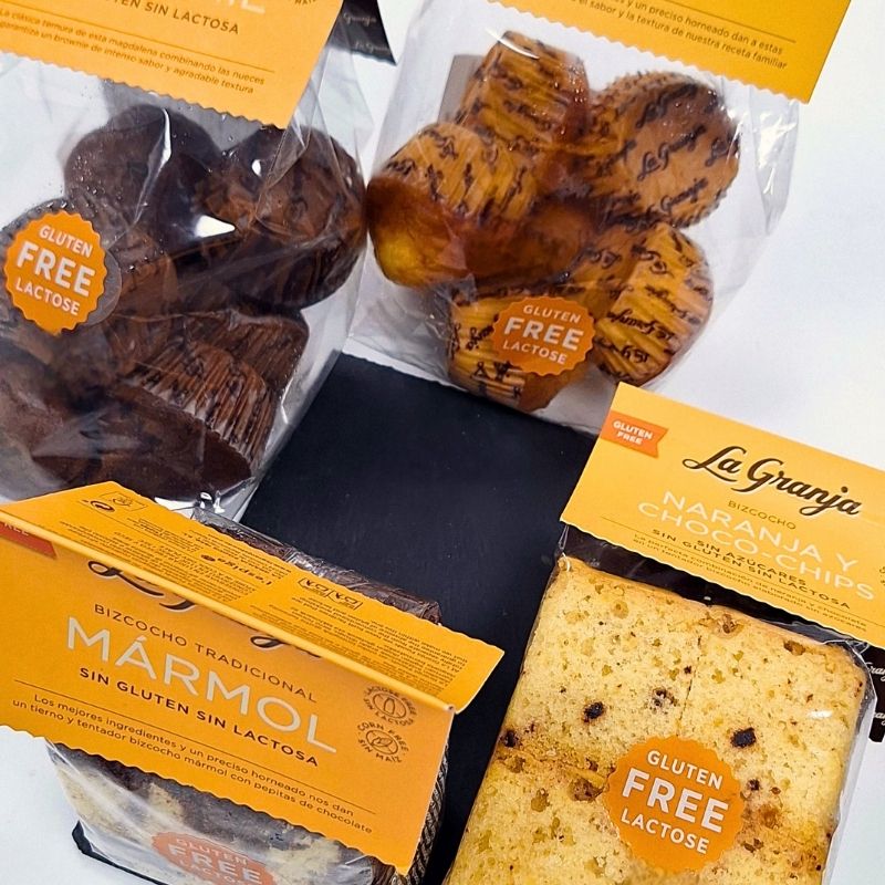 Repostería variada sin gluten de La Granja