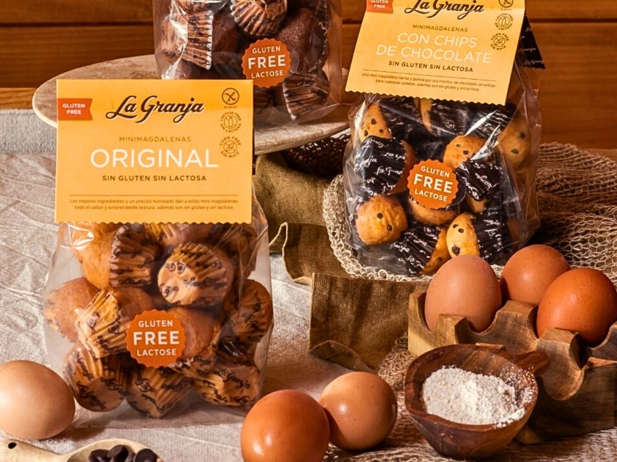 Repostería sin gluten de La Granja en Panes & Tartas